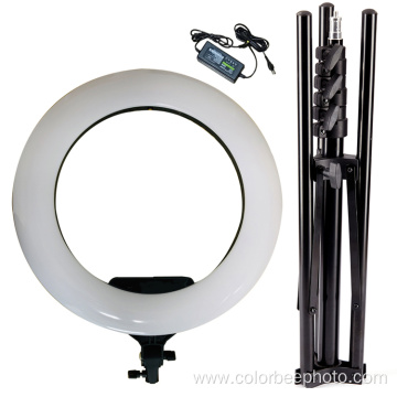 20 inch dimmable bi-colour LED ring light lamp